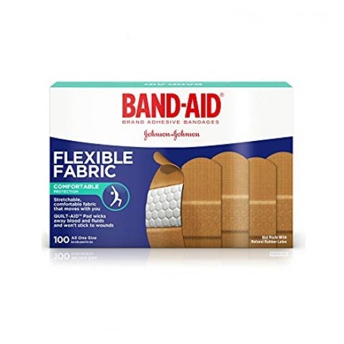 Band-Aid Flexible Adhesive Bandages 100/Bx