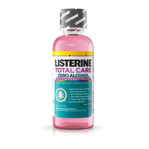 Listerine Total Care Zero Mouthwash 3.2oz 24/Case
