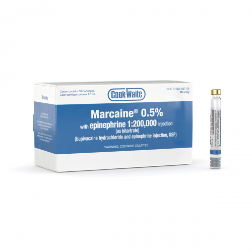 Marcaine 0.5% w/EPI 1:200 50/Bx