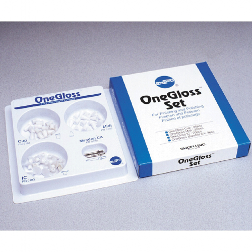 OneGloss Refill Midi Shape Silicon 50/Pk