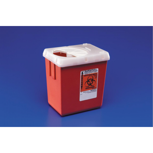 Sharps Phlebotomy Container Red 1 Quart