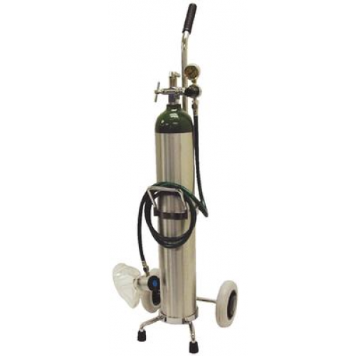 "E" Oxygen Crash Cart Kit Empty Tank