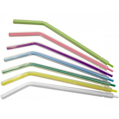 Safe Tip EZ Type Air/Water Tips Metal Core Rainbow 150/Pk