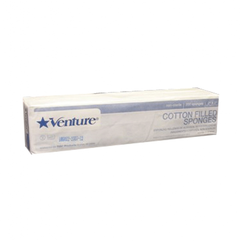 Venture Cotton-Filled Gauze Sponges 4x4  Non-Sterile 2000/Case