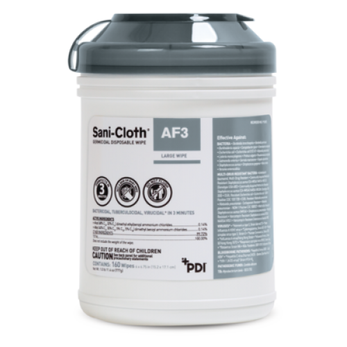 Sani-Cloth AF3 Wipes Large 160/Pk