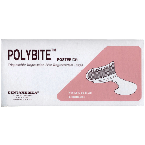 Polybite Tray Posterior 50/Bx