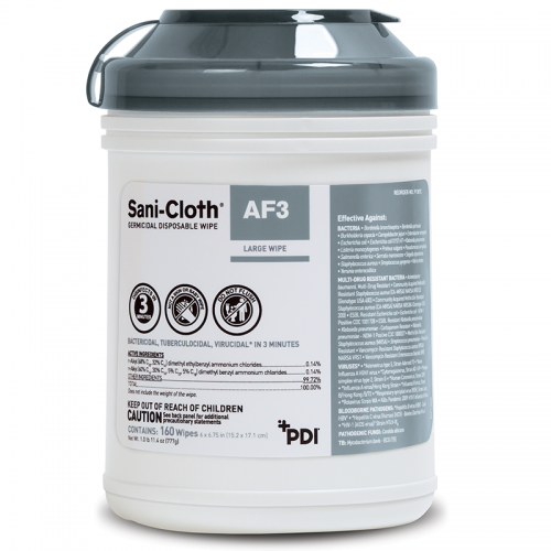 Sani-Cloth AF3 Wipes X-Large 65/Pk X 6/Cs
