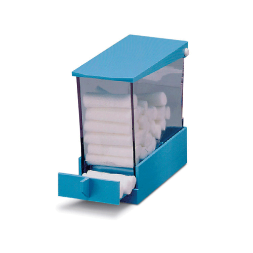 Deluxe Cotton Roll Dispenser Blue