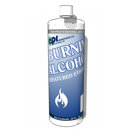 Burning Alcohol, Denatured Gallon (4x1qt)