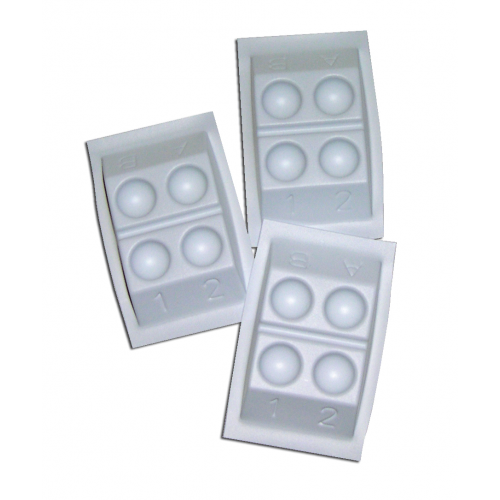 The Essentials Disposable Mixing Wells 4-Well 200/Pk