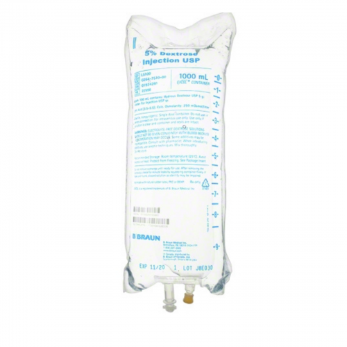 5% Dextrose & 0.9% Sodium Chloride Injection 500ml