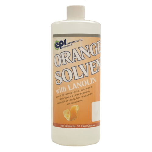 Orange Solvent Quart Bottle