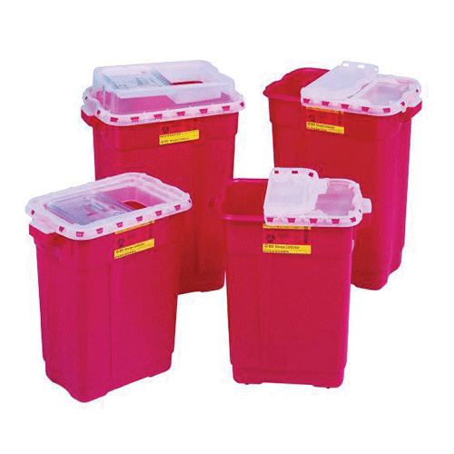 Sharps Collector Red Tray Size 1.5 Quart
