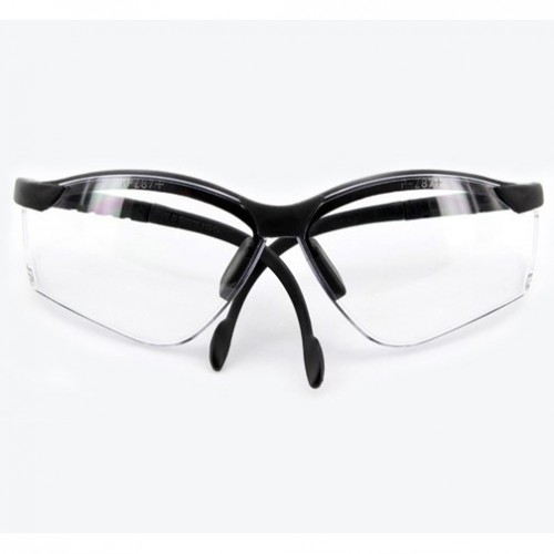 Breeze Eyewear Black Frame Clear Lens EA