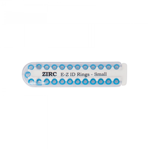 EZ-ID Instrument Rings Large Classic Blue 25/Pk