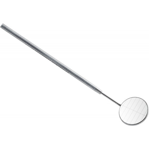 Dental Mirror With Reference Lines (Assembled), Lingual - 1 piece