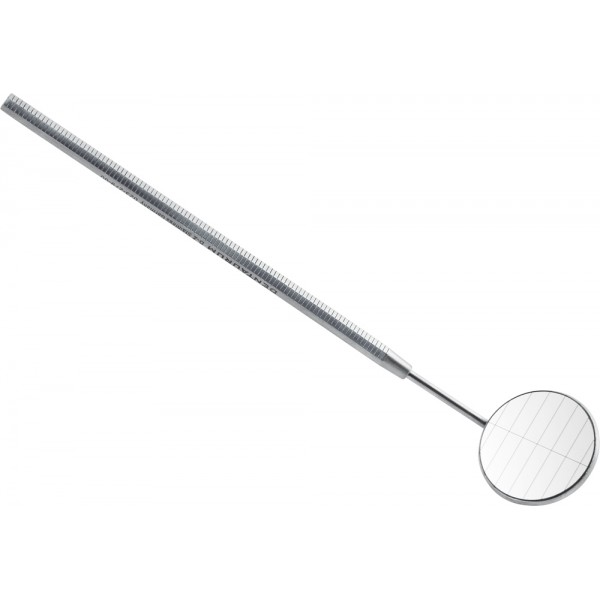 Dental Mirror With Reference Lines (Assembled), Lingual - 1 piece