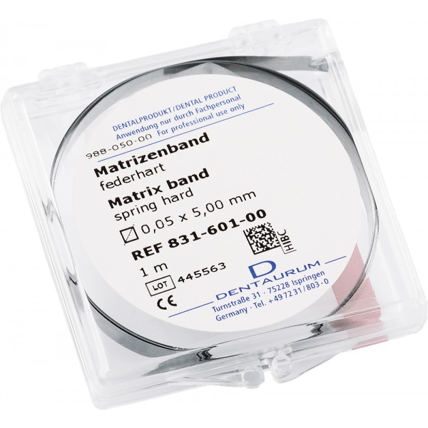 Matrix Band On Rolls, Hard Spring - Length 1 M - 1 piece