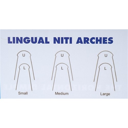 Round - Lingual Arch NiTi, 10/pk