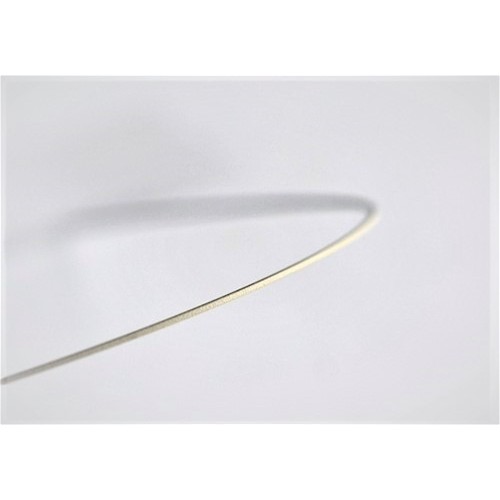 Stainless Rectangle - Micro Dental White Arch, 25/pk