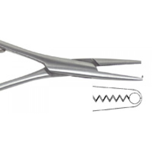 #018-MR - Mathieu Elastics Inserting Plier (Grooved Tip)