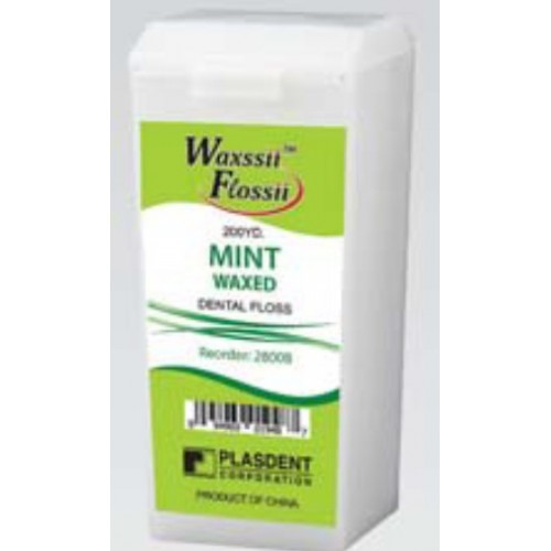 WAXSII FLOSSII™ Premium Waxed Dental Floss Mint Flavored