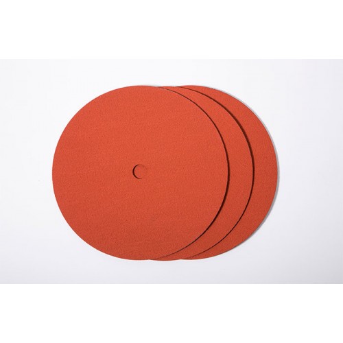 Adhesive Backed Sandpaper Discs - 12" Diameter x 3/16" Plastic Mounting Wheel