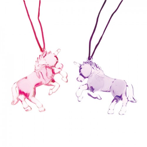 Unicorn Necklaces - 24 assorted/pk