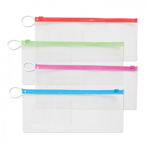 10" Vinyl Pouch- Assorted - 144/pk