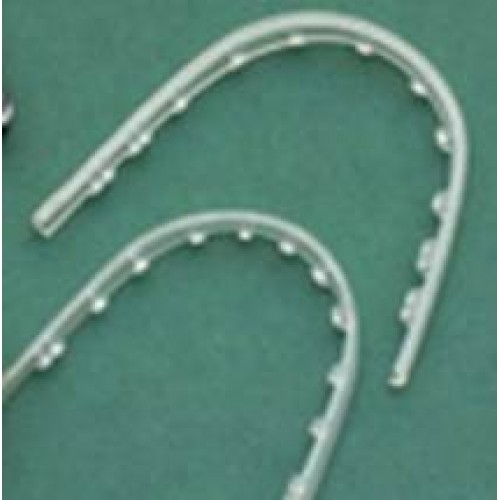 Clear Lip Protectors, bulk, 25 uppers and 25 lowers (25 ct)