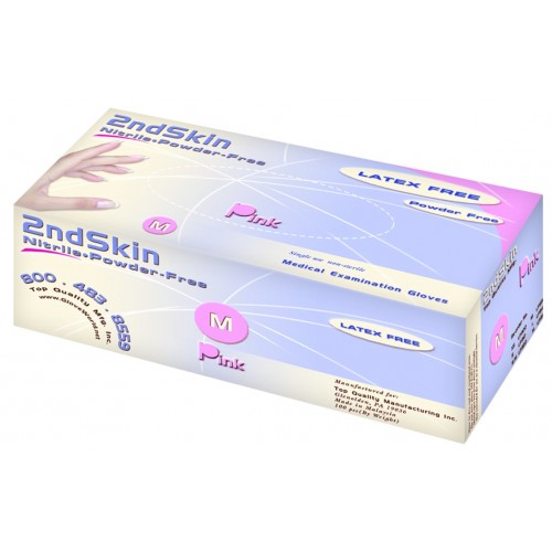 2ndSkin - Pink™ Unscented Gloves - 1 Case/10 Boxes