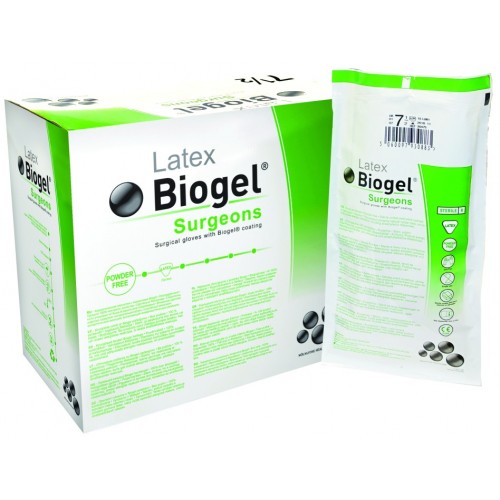 Sterile Latex - Biogel Gloves - 50Pairs/Box - 10 Boxes