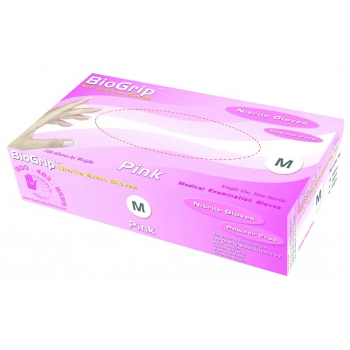 Biogrip Gloves (Nitrile) - 1 Case/10 Boxes - 200/Box
