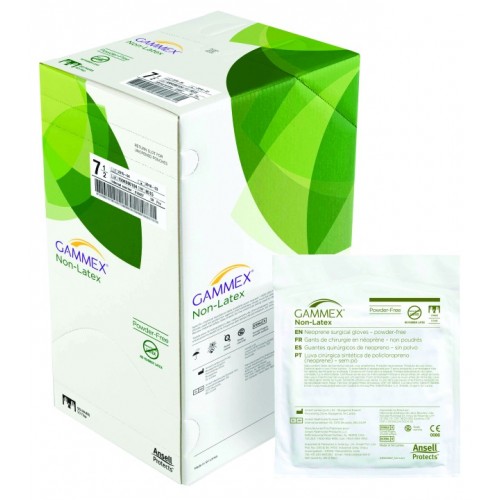 Polychloroprene - Gammex (Dermaprene Ultra) Gloves - 50Pairs/Box - 10 Boxes