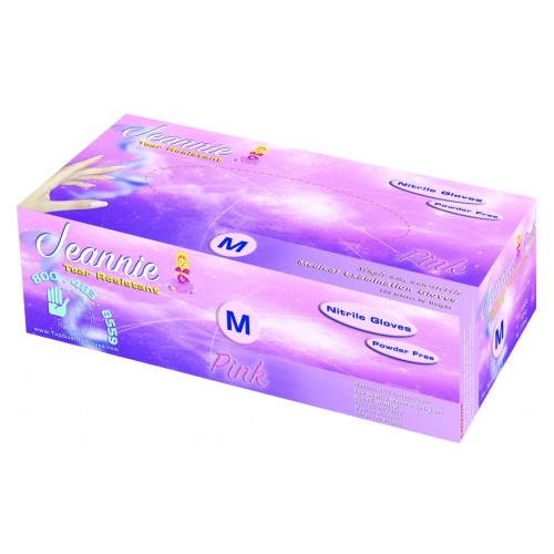 Pink Gloves - 1 Case/10 Boxes - Jeannie™