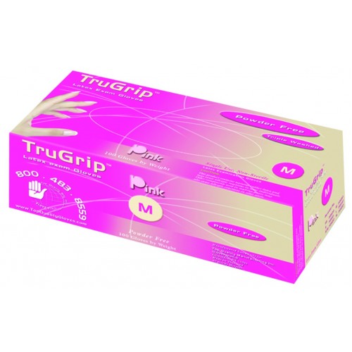 Trugrip - Pink™ Gloves - 1 Case/10 Boxes