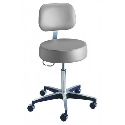 1100 Series Dental Stool - Height Range. 20"-27.5" With Backrest