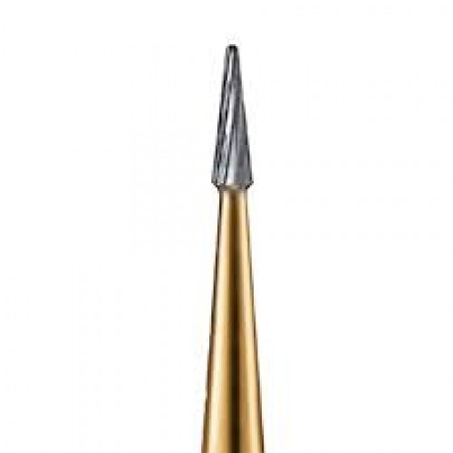 Carbide Bur, FG, T&F, # 7106, Flame, 100/Pk, TF7106-100