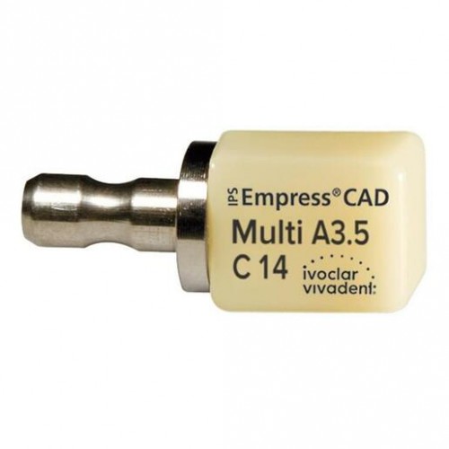 IPS Empress CAD, for CEREC and inLab LT Blocks, C14, A3.5, 5/Pk, 602570