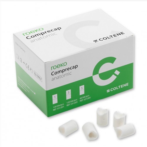 Roeko Comprecap Anatomic, Assorted (Size 1, 3, 5), 120/Pk, 531299