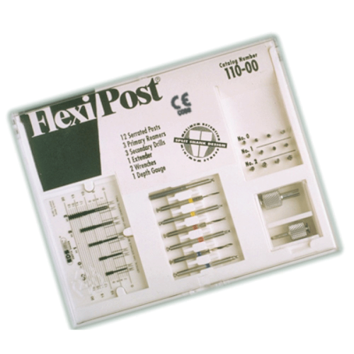 Flexi-Post Post System, Stainless Steel, Intro Kit, # 1, Red, 120-01