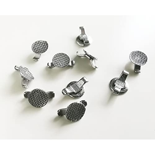 Double Wing Lingual Button (10pcs)