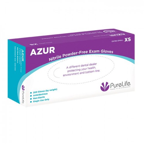 Azur Nitrile Powder-Free Medium (Case)